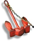 anchor backward slant